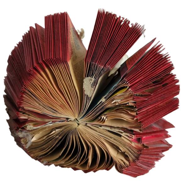 Vintage 1970s Santa & Mrs Claus Folded Magazine Skirt Dolls MCM Christmas Retro - Picture 11 of 11